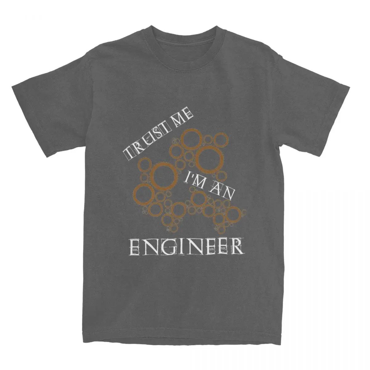 

Мужская футболка Trust Me I Am An Engineer Смешные футболки Летняя футболка Винтаж Повседневные хлопковые топы 2XL