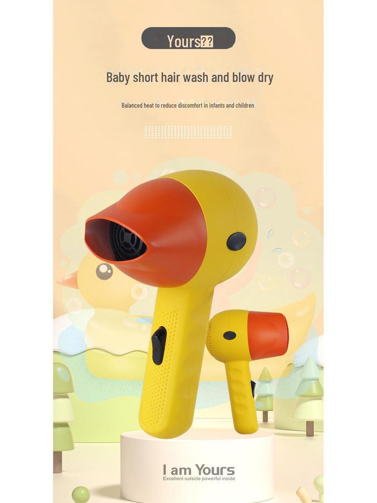 Niedlicher gelber Enten-Haartrockner - Kreativ, tragbar und perfekt für den Heim- und Wohnheimsgebrauch