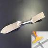 New Angle Glass Glue Scraper Stainless Steel Putty Knife With Chromium Vanadium Steel Body