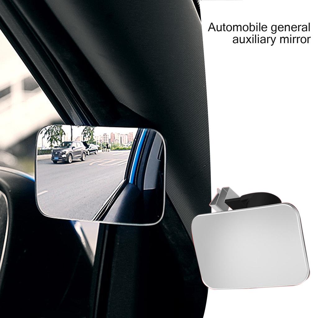 Car Rear View Mirror Wheel Blind Spot Small Round Mirror 360 Degree Adjustable Additional Car Mirrors Auxiliary Auto Mirror