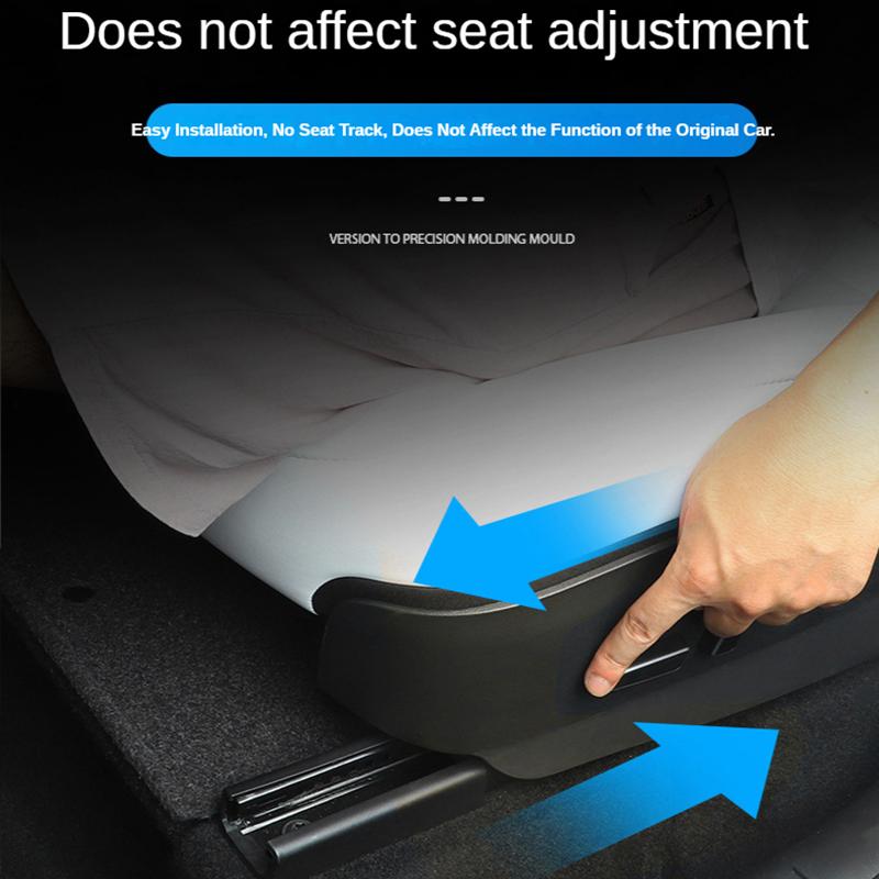 

M10343 For Tesla Model Y Car Driver Passenger Underseat Hidden Felt Cloth Organizer Box Under Seat Storage Tray Bin Type A