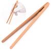 18Cm Wooden Tea Tweezer Bacon Tea Clip Tongs Bamboo Kitchen Salad Food Toast