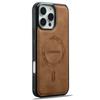 LC.IMEEKE L6 For iPhone 16 Pro Max Case PU Leather Coated PC TPU Phone Cover Compatible with MagSafe