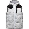 All Over Print Color Block Zip Up Hooded Versatile Sleeveless Down Vest Men Vest 152547914-1