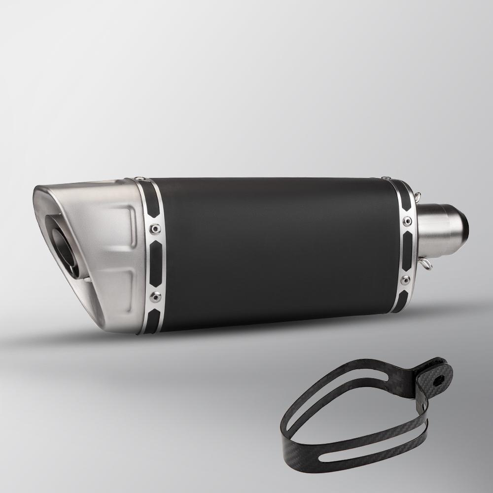 Motorcycle carbon fiber exhaust pipe tail connection integrated exhaust pipe FOR 51MM MT09 FZ09 MT07 GSX250 M11 muffler with db