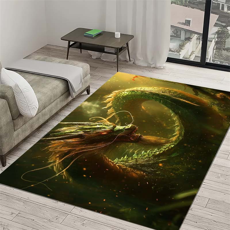 

Realistic Alligator in Water Carpet, Nature Scene Living Room Decor Rug 40x60cm( 15x23in )