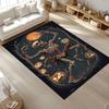 Halloween Ghost Skeleton Witch Pumpkin Rug Non-Slip Area Carpet Spooky Living Room Bedroom Floor Mat Party Home Decor