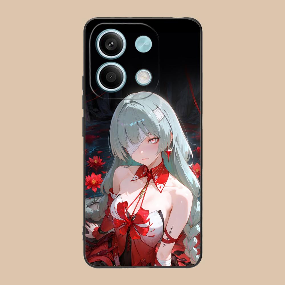 Wuthering Waves Phrolova Mattes Handyhülle für Xiaomi 15 14 13 12 Mi 11 T Ultra Lite Pro S X 5G Bunte Druckabdeckung