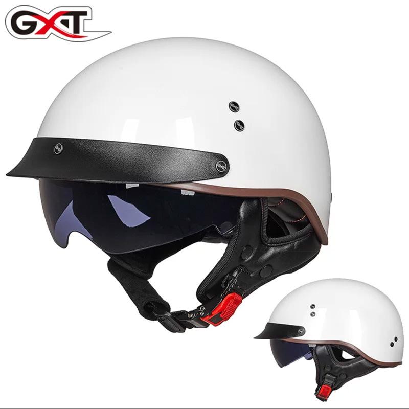 

Retro Half Helmet for Motorcycles - Unisex Summer/Autumn Riding Gear Large