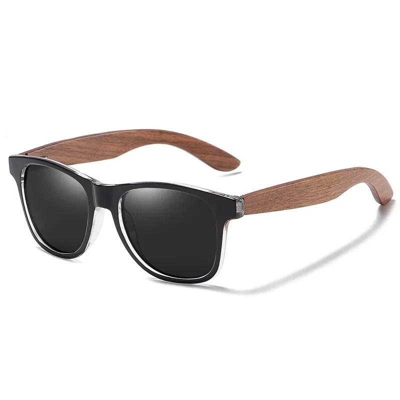 Classic Men Ultraviolet Sunglasses Fashion Wood Male Driving Riding Sports Sun Glasses Wooden Bamboo Eyewear Uv400 Shades
