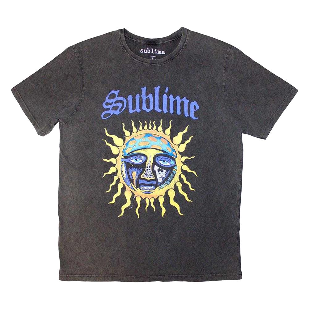 Sublime Unisex Adult Sun Stone Wash Logo T-Shirt