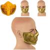 Neue Mortal Kombat 11 Scorpion Halbgesichts-Latexmaske für Halloween Cosplay Kostüm