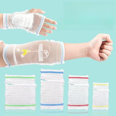 PICC Meshverbandhoes Inliggende Naald Bovenarm Tube Fixatie Verpleegkundige Isolatie Mesh Elastische Handbeschermer Ellebooghoes
