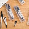 Metal Structure Compass 2-in-1 Set with Automatic Pencil Geometry Drawing Tool for Precision Instrument Students Office Precise Portable Storage