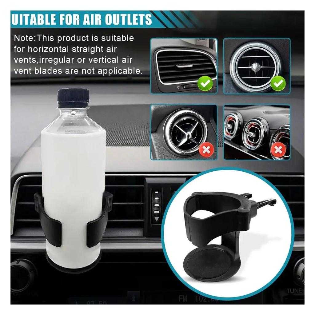 Universal Car Air Vent Drink Cup Bottle Holder Auto Truck Water Holders Stands Rack Durable Adjustable Car Truck Vents Cup Rack