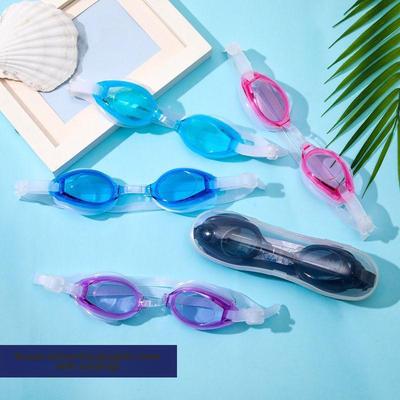 Children's Anti-Fog HD Swimming Goggles with Earplugs Set for Pool Competitions