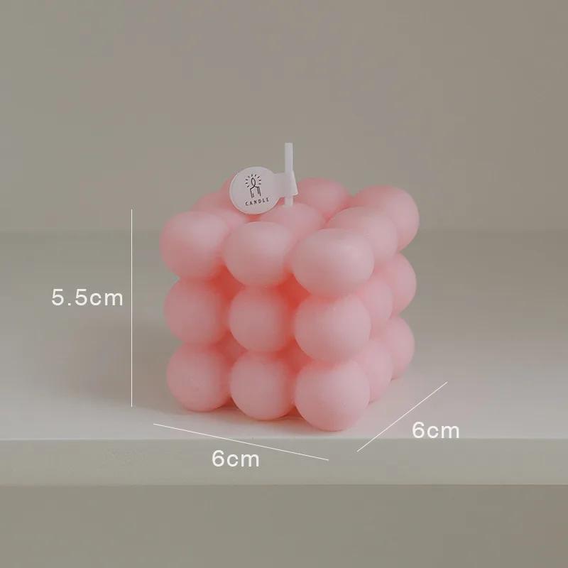 Bubble Cube Candles Handmade Scented Candles Aromatherapy Wedding Birthday Candle Party Home Decoration