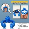 Cartoon Mobile Phone Holder Adjustable Arm Universal Multi-purpose Cellphone Stand Home Office Desktop Figurine Decoration Ornament