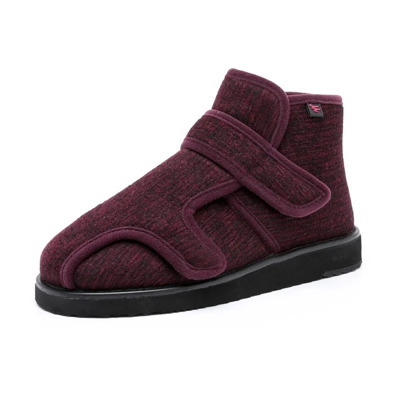 Breite Wollschuhe für geschwollene Füße, Hallux Valgus, breite Füße, ältere Menschen, Diabetiker, groß