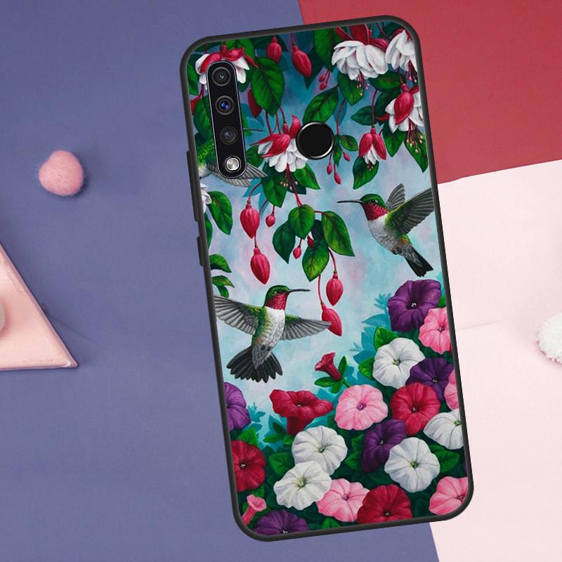 Hummingbird Case For Huawei Nova Y60 Y90 Y70 Y61 Y91 Y72 Y73 12s 12i 11i 8i 9 10 SE P30 P40 Lite P60 Pro