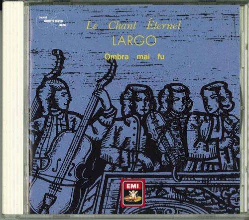 

CD LARGO HANDEL - Le Chant Eternel SGNJ1001 EMI Japan Classical