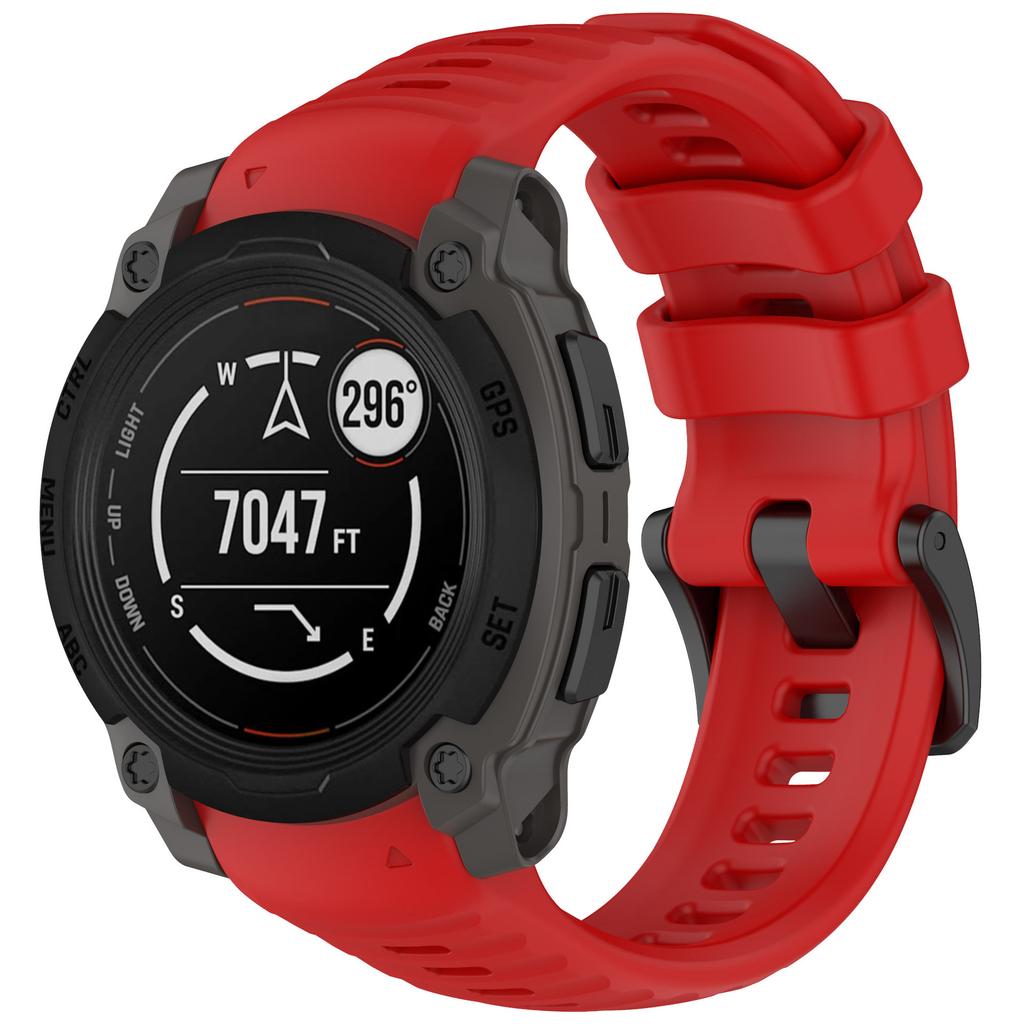 Sweat-resistant and Hypoallergenic Silicone Watch Band Precision Fit for Garmin Instinct E 40mm 45mm Replacement Sports Strap