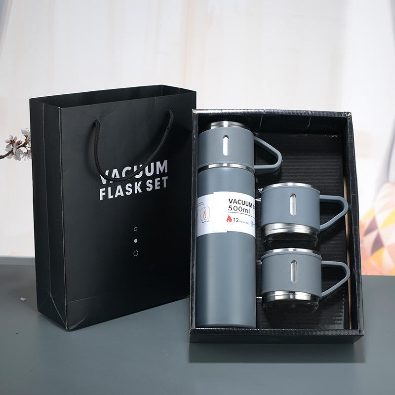 

Отличная нержавеющая сталь, держит температуру, прочная двухслойная вакуумная кофейная чашка для путешествий, вакуумная чашка серый