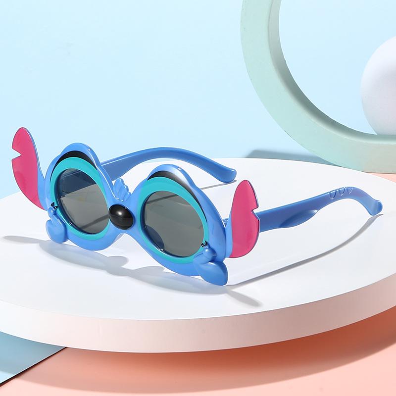 Stitch Cartoon Children's Sunglasses - Baby Sunscreen & Girls' Princess Glasses