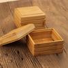 Bar Soap Holder with Lid Bambusoideae Self Draining Soap Box Case for Bathroom Countertop