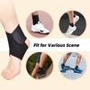 Adjustable Ankle Brace Support Sleeve for Sprain Recovery Relief - Compression Foot Protector Guard for Basketball, Sports