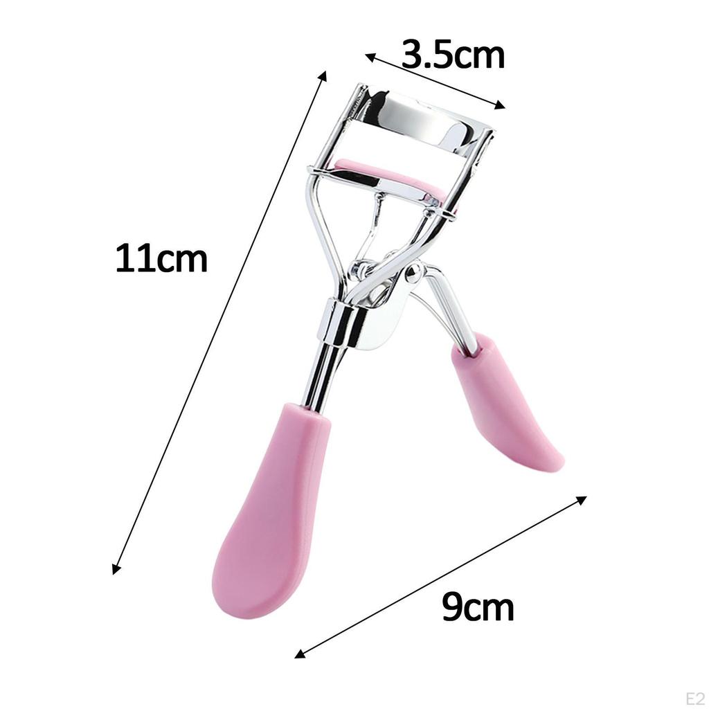 Eyelash Curler Portable Durable Lashes Tools for Girls Beginners Lady Pink