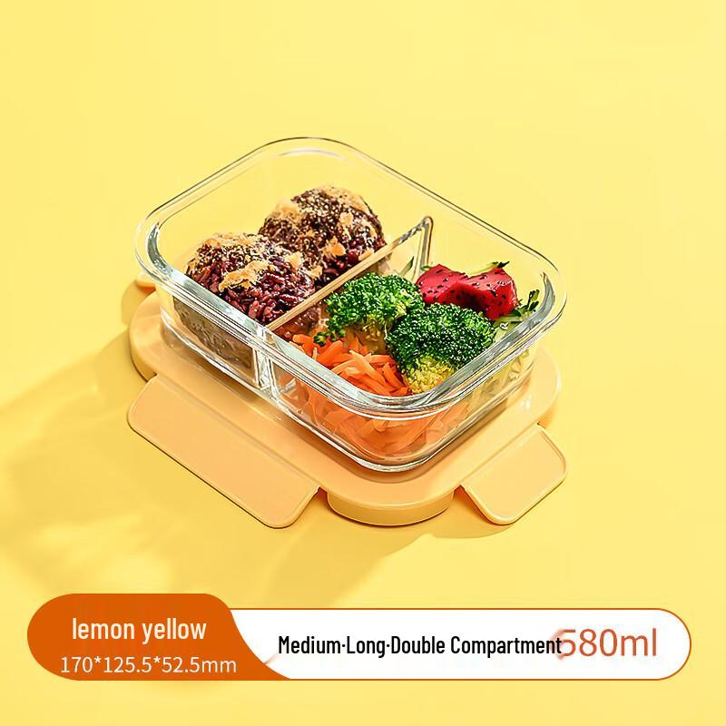 Microwaveable Borosilicate Glass Food Container