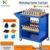 BT40/HSK63 CNC Tool Cart: Hand-Push Storage for Machining Centers