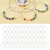 50pcs Stainless Steel Wine Glass Rings Light Weight Earring Round Loops  Birthday Party