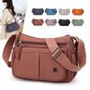 Casual Crossbody Tas voor Dames met Grote Capaciteit - Lichtgewicht Nylon, Meerdere Vakken voor de Zomer