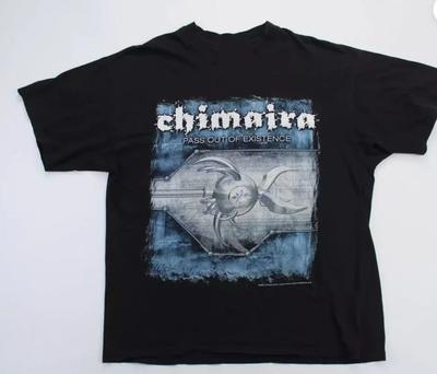 Nouveau 2001 Chimaira Pass Out Of Existence Noir Toutes Tailles Chemise T-shirt Unisexe