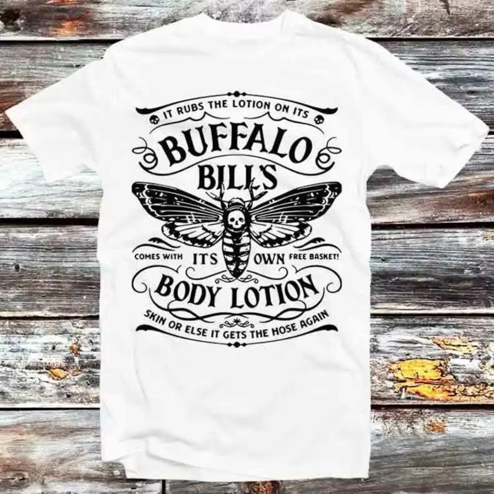 

Buffalo Bill’s Body Lotion It Rubs The Lotion On T Shirt Vintage Retro Cool Gift Mens Womens Unisex Cartoon Anime Top Tee B755 XXXXXL белый