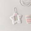 With Keychain Mini Photocard Holder Star Pendant Hanging Decoration Idol Card Display Protector Idol Photo Card Korean Ins Style