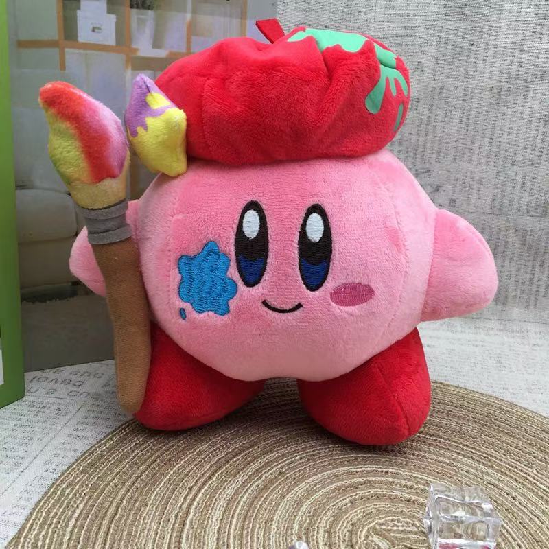 2026 Anime Kirby Plush Toys Kawaii Cute Pink Peluche Cartoon Soft Stuffed Animal Doll Fluffy Pillow Home Room Decor Birthday Gift Kid