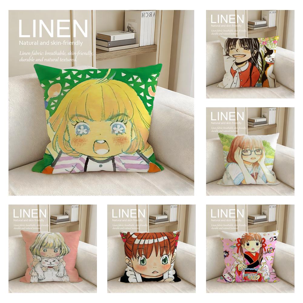 Anime Sangatsu no Raion Cushion Cover Pillowcase Set Pcs x x Breathable Washable Sofa Cushion Cover