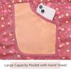 New Flower Kitchen Apron Breathable Cotton Cooking Smock Wear-resistant Korean Style Chef Apron for Women Girl