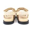 Great LOUIS VUITTON Sandals LV Sunset beige Monogram Jaguar Women 37 1AHNL4 Used