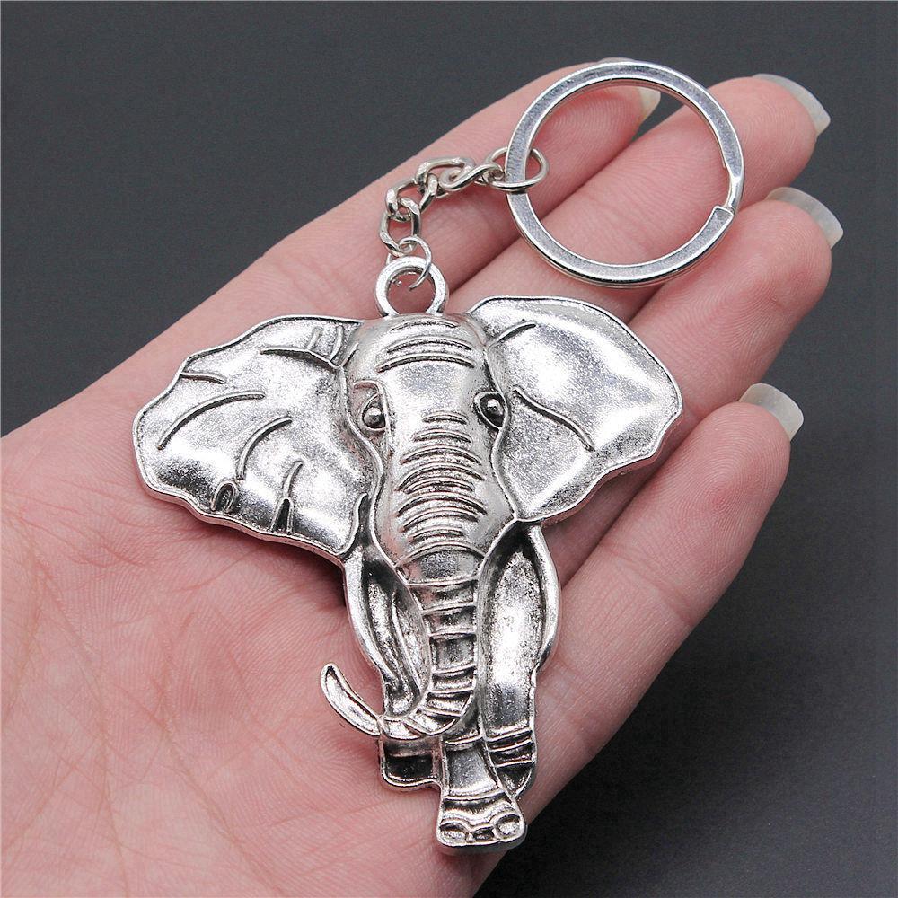 Big Elephant Animal Keychain for Women Best Seller Sweet Christmas Gift Streetwear Car Key Ring