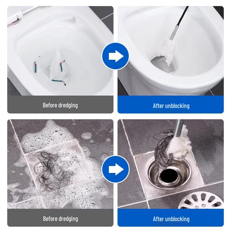KUMBAZZ Manual Drain & Sewer Clearing Tools