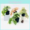 Simulation Epipremnum Aureum Potted Artificial Faux Plant For Indoor Home Decor And Photography Props