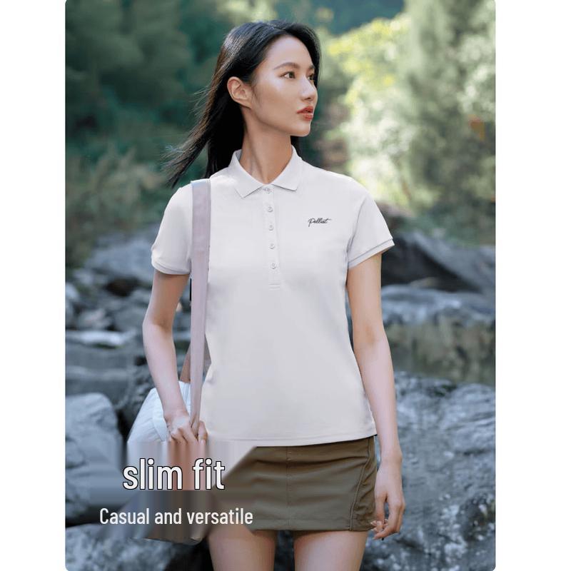 Pelliot Women s Classic Quick-Dry Polo T-Shirt L