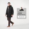 Tambol Men's Business Mid-Length Hooded Goose Down Winter Jacket 520597A