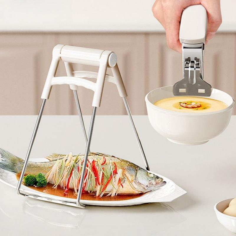 Anti-Scald Silicone Bowl and Plate Lifter Clip