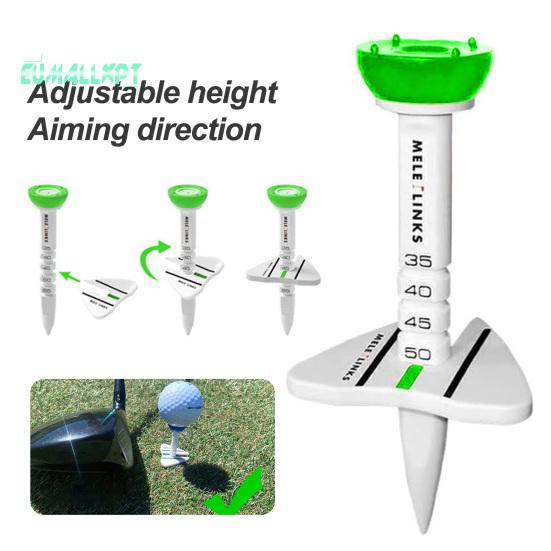 4Pcs Golf Tees - Upgraded Premium Big Head, High Durability, Unbreakable, Height Adjustable, Portable Accessories