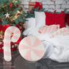 Creative Pink Round Candy Plush Pillow - Christmas Cushion Decoration